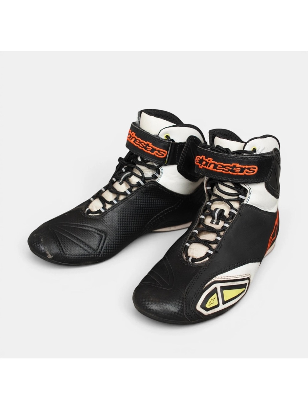 Alpinestars Riding Sneakers Sektor White/Black Men's EU 40.5 US 8 Motorcycle